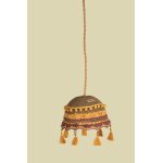 Lampenkap gehaakt Olijf