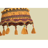 Lampenkap gehaakt Olijf