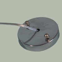 Hanglamp Beton zilver franje 75