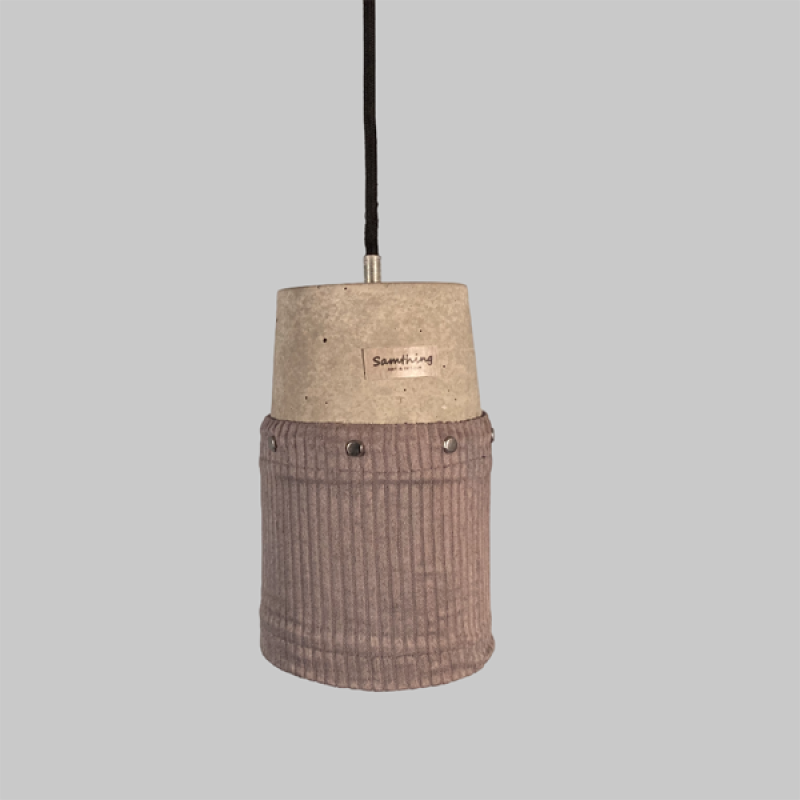 Hanglamp beton ribcord 78