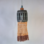 Hanglamp hout met jute 22-80