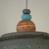 Hanglamp hout met jute 22-80