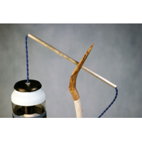 Lamp branch denim jar 06