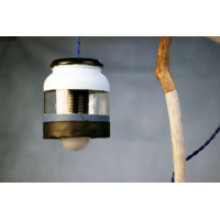 Lamp branch denim jar 06