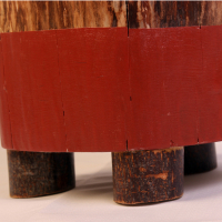 Bijzettafel/ krukje boomstam 24