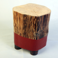 Bijzettafel/ krukje boomstam 24