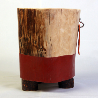 Bijzettafel/ krukje boomstam 24