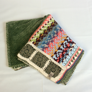 Deken met gehaakte rand 32