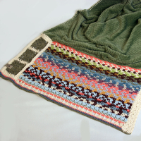 Deken met gehaakte rand 32