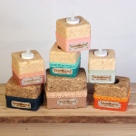 Waxinehouder met kant