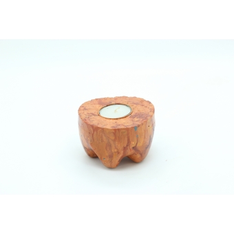 Waxinelichthouder van beton